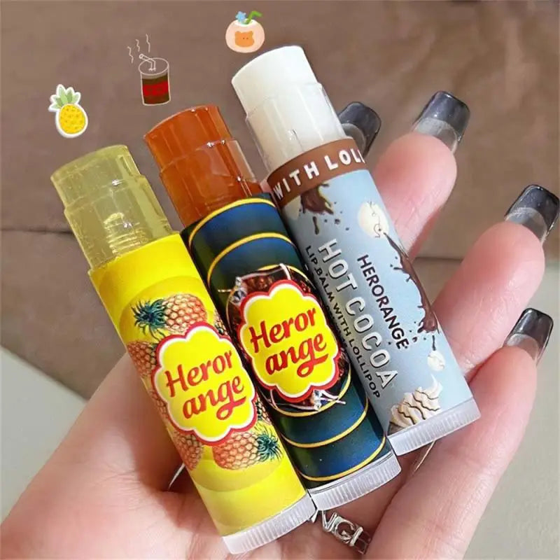 Pineapple Flavor Lip Moisturizer Long-lasting Nutrition Lip Balm for Daily & Official Use