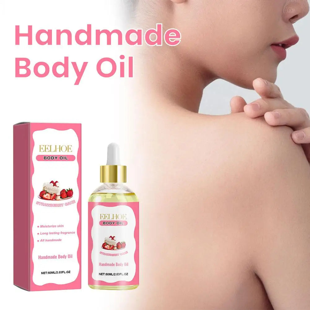 60ml Strawberry Body Care Oil Dry Skin Moisturizes Body Skin Essential Firming Massage The And Oil Moisturizes Body G1F6