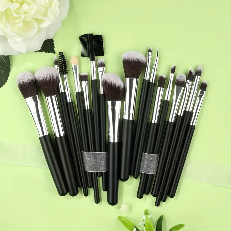 8-18PCS Makeup Brush Kit Face Professional Makeup Brushes Eyeshadow Triangle Powder Puff Blush Foundation Blending Beauty Tools