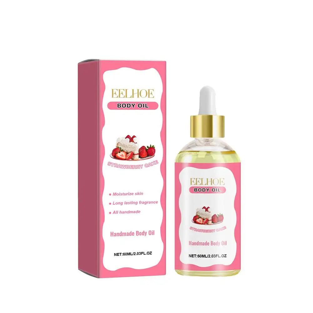 60ml Strawberry Body Care Oil Dry Skin Moisturizes Body Skin Essential Firming Massage The And Oil Moisturizes Body G1F6